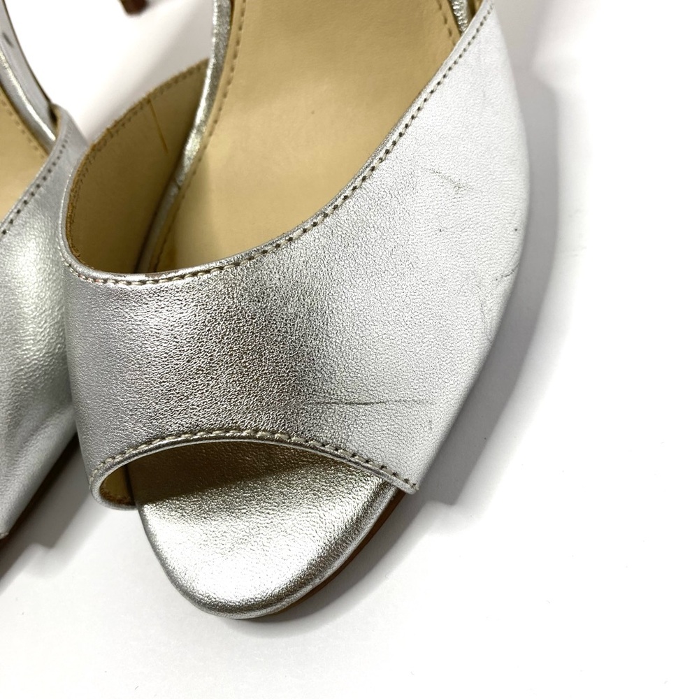 Botkier Anna Elegant Silver High Heel Sandals - Picture 5 of 6